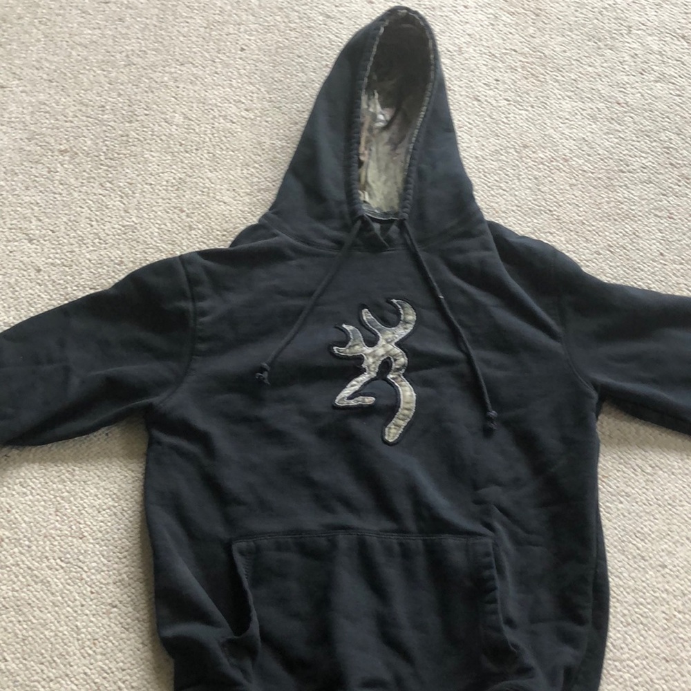 Vintage Browning camouflage hoodie!
